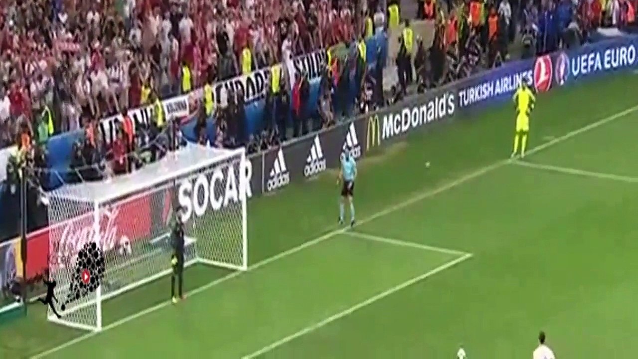 ضربات الجزاء البرتغال وبولندا 5-3 [الاهداف 1-1 + ركلات الترجيح 5-3] يورو 2016 بفرنسا [30-6-2016]