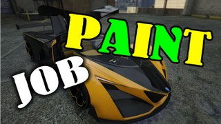 GTA 5 ONLINE PAINT JOB FOR GROTTI X 80 PROTO GAMEPLAY PAINT
