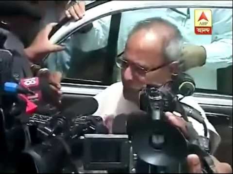 Pranab Mukherjee at North Block