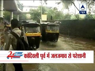 Water logging in low-lying areas in Mumbai