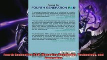 Popular book  Fourth Generation RD Managing Knowledge Technology and Innovation