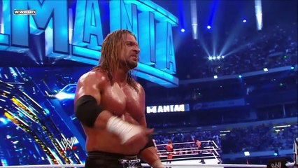 WWE Wrestlemania 27-Triple H Hits A Tombstone Piledriver To The Undertaker (HD)