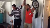 Ricochet pins John Morrison (Mundo) to win the DDT Pro Wrestling Ironman Heavymetalweight Title