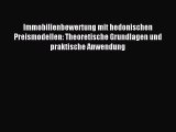 [PDF] Immobilienbewertung mit hedonischen Preismodellen: Theoretische Grundlagen und praktische