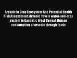 Download Aresnic In Crop Ecosystem And Potential Health Risk Assessment: Arsenic flow in water-soil-crop