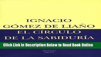 Download El circulo de la sabiduria, vol. 1 (Serie mayor) (Spanish Edition)  PDF Free