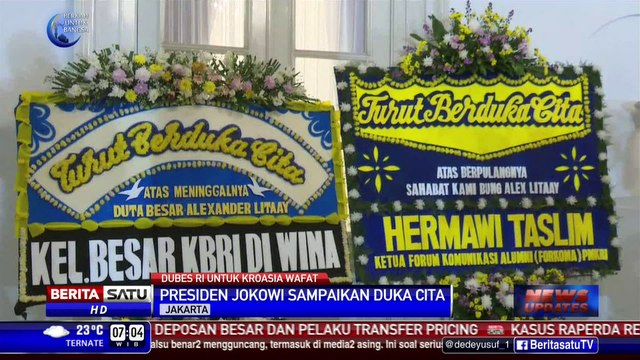 Presiden Hadiri Penghormatan Terakhir Wafatnya Dubes RI untuk Kroasia