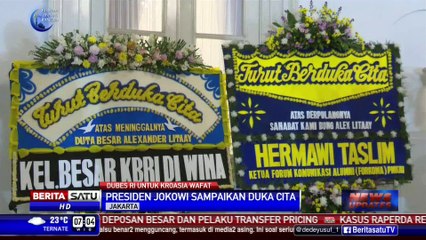 Presiden Hadiri Penghormatan Terakhir Wafatnya Dubes RI untuk Kroasia