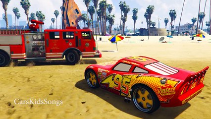 Lightning McQueen and Spiderman in Cars Cartoon for Kids with Nursery Rhymes Songs for Chi