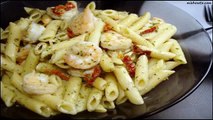 Recipe One Pan Pasta With Creamy Shrimp and Pesto Sauce