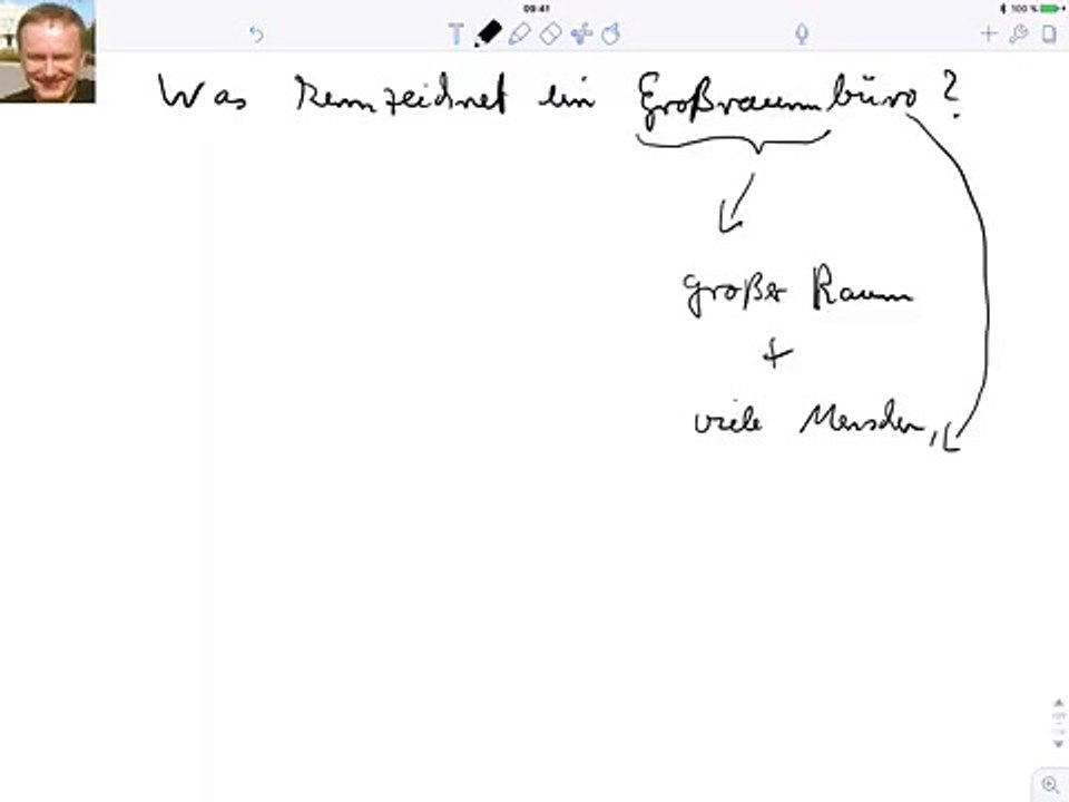 Was kennzeichnet ein Großraumbüro?