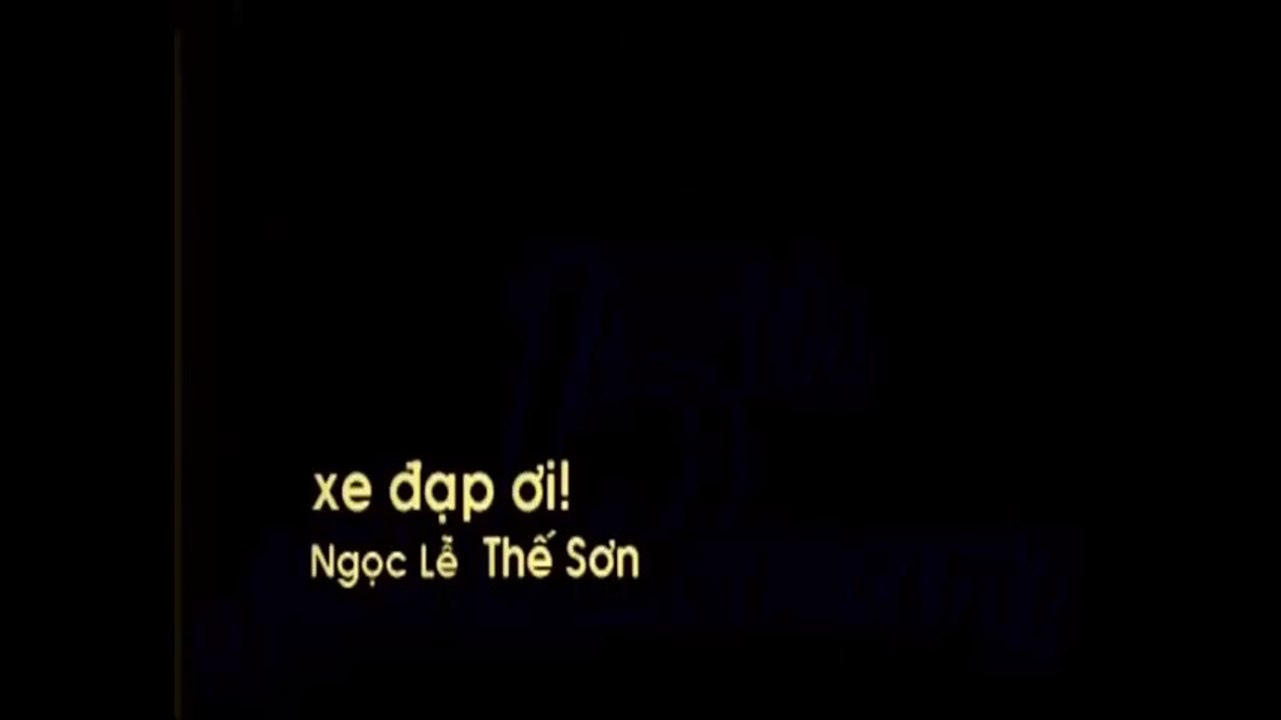 Karaoke Xe Đạp Ơi - Thế Sơn & Ngọc Lễ