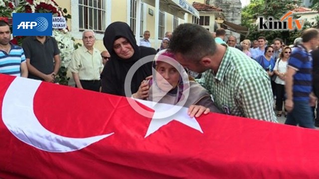 Serangan Istanbul: Kesedihan pada upacara pengebumian mangsa