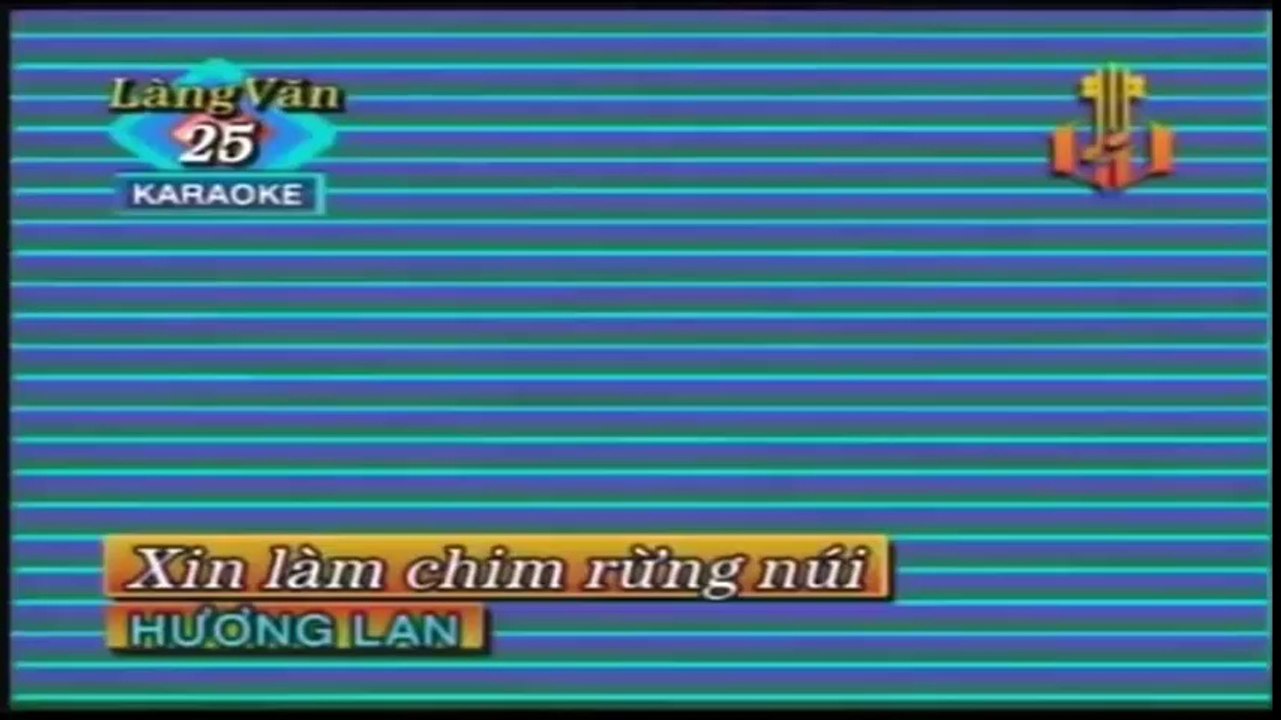 Karaoke Xin Làm Chim Rừng Núi - Hương Lan