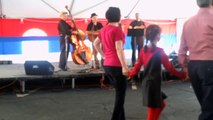 Tamburitza Trubadura at St  Sava's Serbian Fest with public  folkdancers   23 Sep 2012