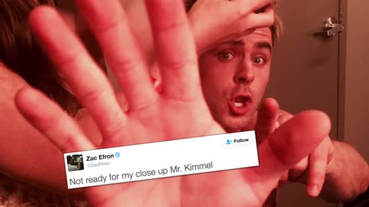 Zac Efron wurde von Jimmy Kimmel überrascht