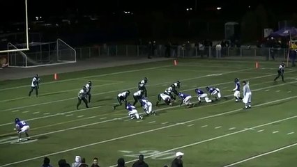 Reilly Quigley #20( 2008) Varsity Pioneer HS 2nd TD 43 Yard Punt Return vs Huron.mpg