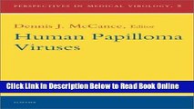 Read Human Papilloma Viruses, Volume 8 (Perspectives in Medical Virology)  PDF Online