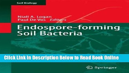 Download Endospore-forming Soil Bacteria (Soil Biology)  Ebook Free