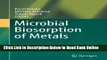 Download Microbial Biosorption of Metals  PDF Online