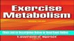 Read Exercise Metabolism - 2nd Edition  Ebook Free
