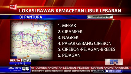 Lokasi Rawan Kemacetan di Jawa Selama Libur Lebaran