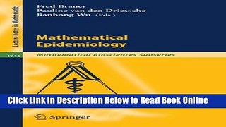 Read Mathematical Epidemiology (Lecture Notes in Mathematics)  Ebook Online