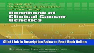 Read Cancer Principles and Practice of Oncology: Handbook of Clinical Cancer Genetics  Ebook Free