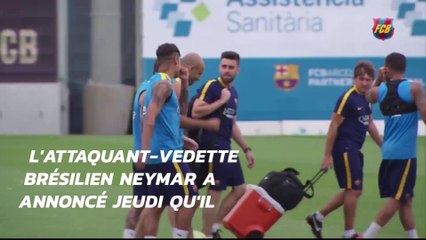 C'est officiel, Neymar prolonge son contrat au FC Barcelone