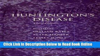 Read Huntington s Disease (Oxford Monographs on Medical Genetics)  PDF Free