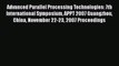 Read Advanced Parallel Processing Technologies: 7th International Symposium APPT 2007 Guangzhou