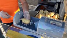 Amazing potato spiral machine