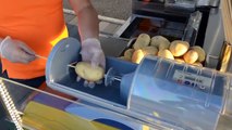 Amazing potato spiral machine