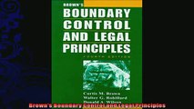 different   Browns Boundary Control and Legal Principles