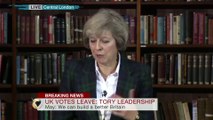 Theresa May tacle Boris Johnson avec un humour so british dans la course au 10, Downing Street