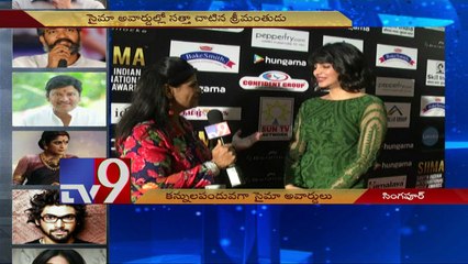 Sruti Hassan Exclusive with TV9 @ SIIMA Awards