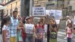 Napoli - Ospedale Annunziata, M5S protesta contro la chiusura (30.06.16)