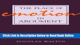 Download The Place of Emotion in Argument  PDF Online