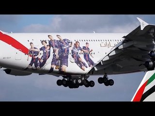 Emirates A380 Special livery | Paris Saint Germain