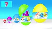 Surprise Nesting Eggs Huge Surprise Nesting Eggs Compilation Learn Colors for Kids_3