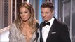 Thug Life: Jeremy Renner Admires Jennifer Lopezs Golden Globes