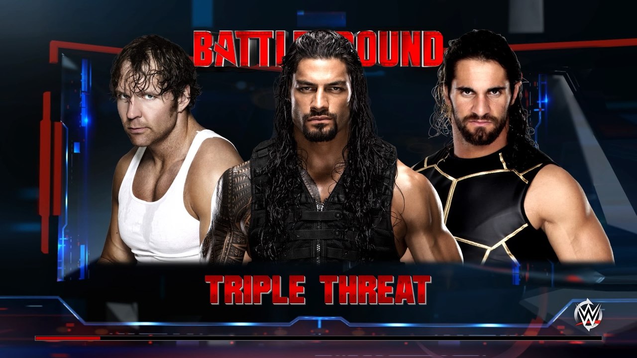 WWE- Battleground 2016 Dean Ambrose vs Seth Rollins vs Roman Reigns Promo