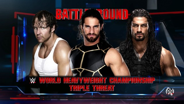 WWE Battleground 2016 - Dean Ambrose VS Seth Rollins VS Roman Reigns Full HD Promo