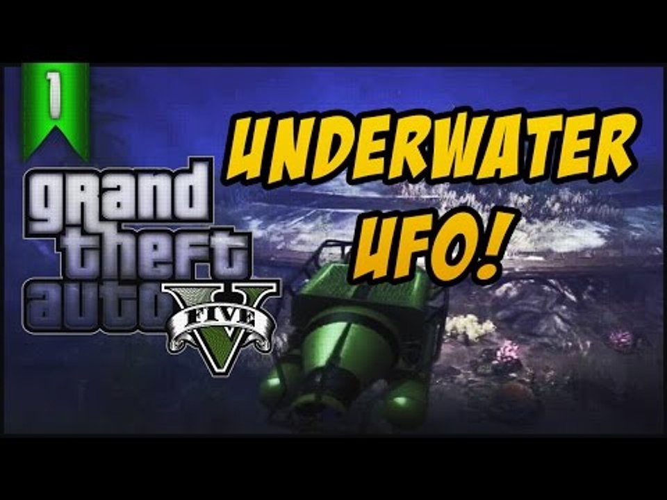 GTA V - HUGE UNDERWATER UFO!!!