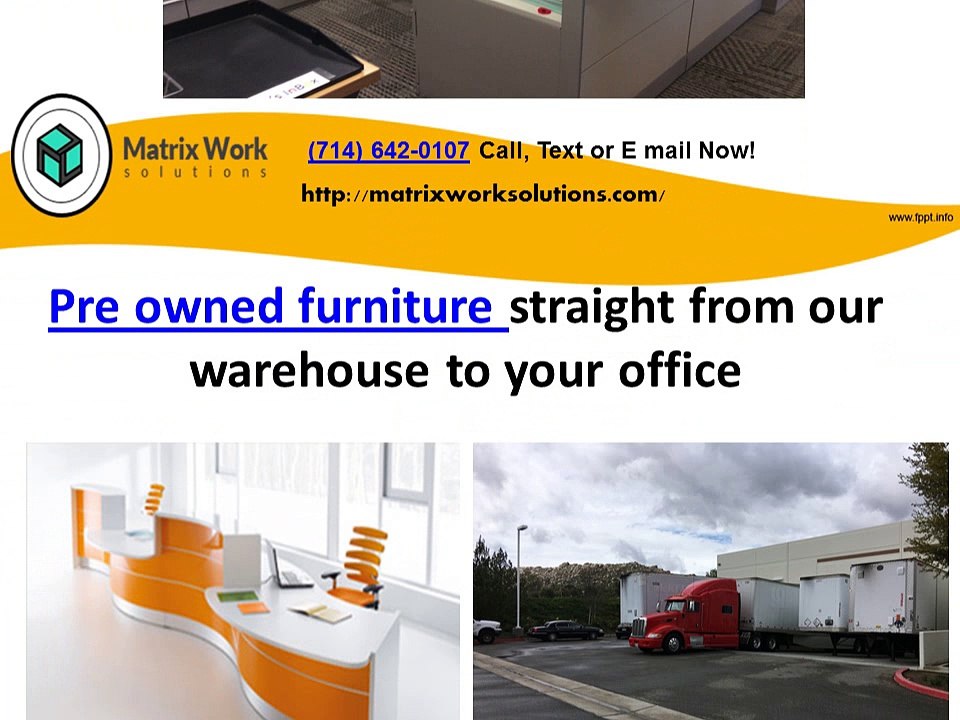 Ergonomically Designed Pre Owned Furniture In California