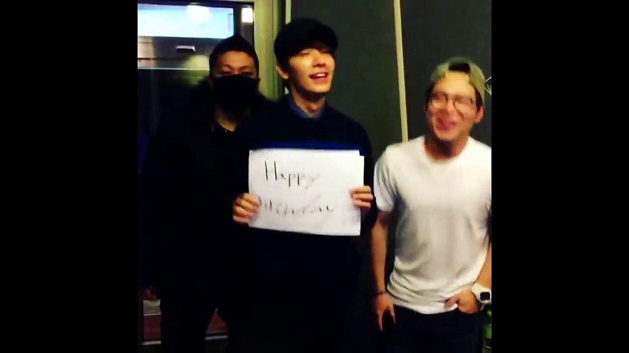 SUPER JUNIOR Donghae Instagram 15/01/17 Happy Birthday Kangin