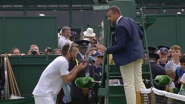 Wimbledon : Viktor Troicki s'emporte violemment contre l'arbitre du match