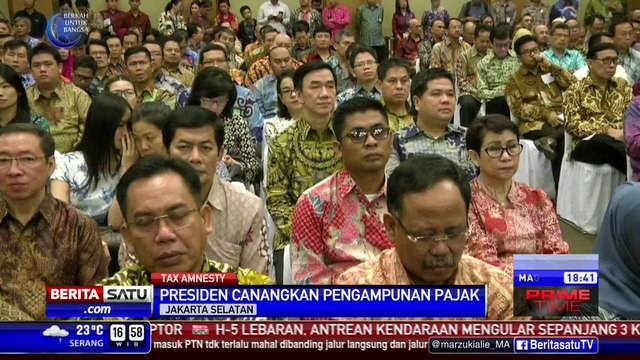 Jokowi Resmikan Dimulainya Program Pengampuan Pajak