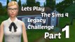 LETS PLAY: THE SIMS 4 - LEGACY - PART 1 - SKILLS
