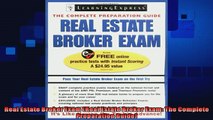 there is  Real Estate Broker Exam Real Estate Broker Exam The Complete Preparation Guide